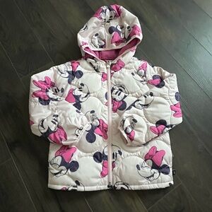 GAP Disney Minnie Mouse puffer jacket